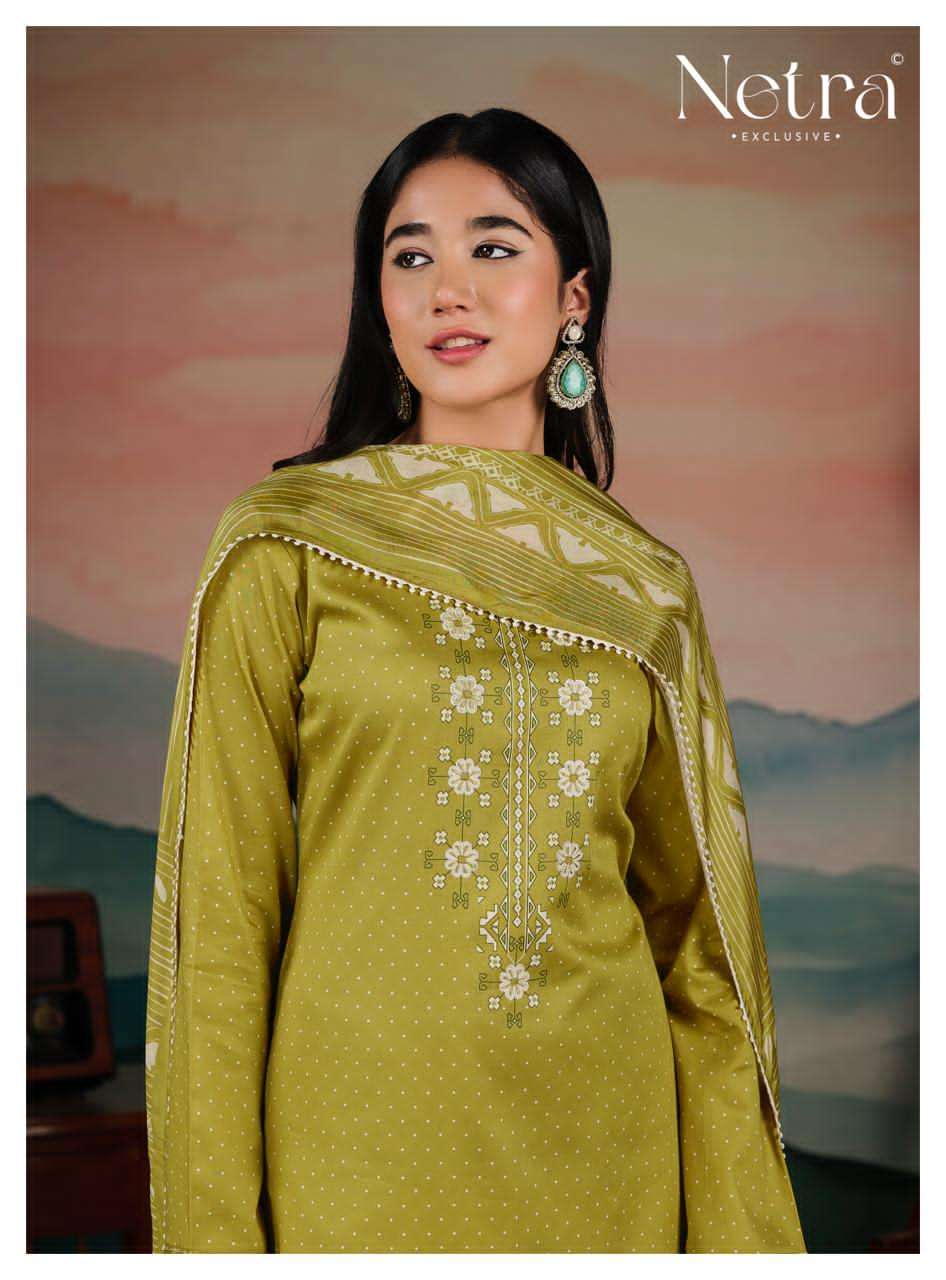 Netra Manvi Pure Cotton Digital Printed Dress Material