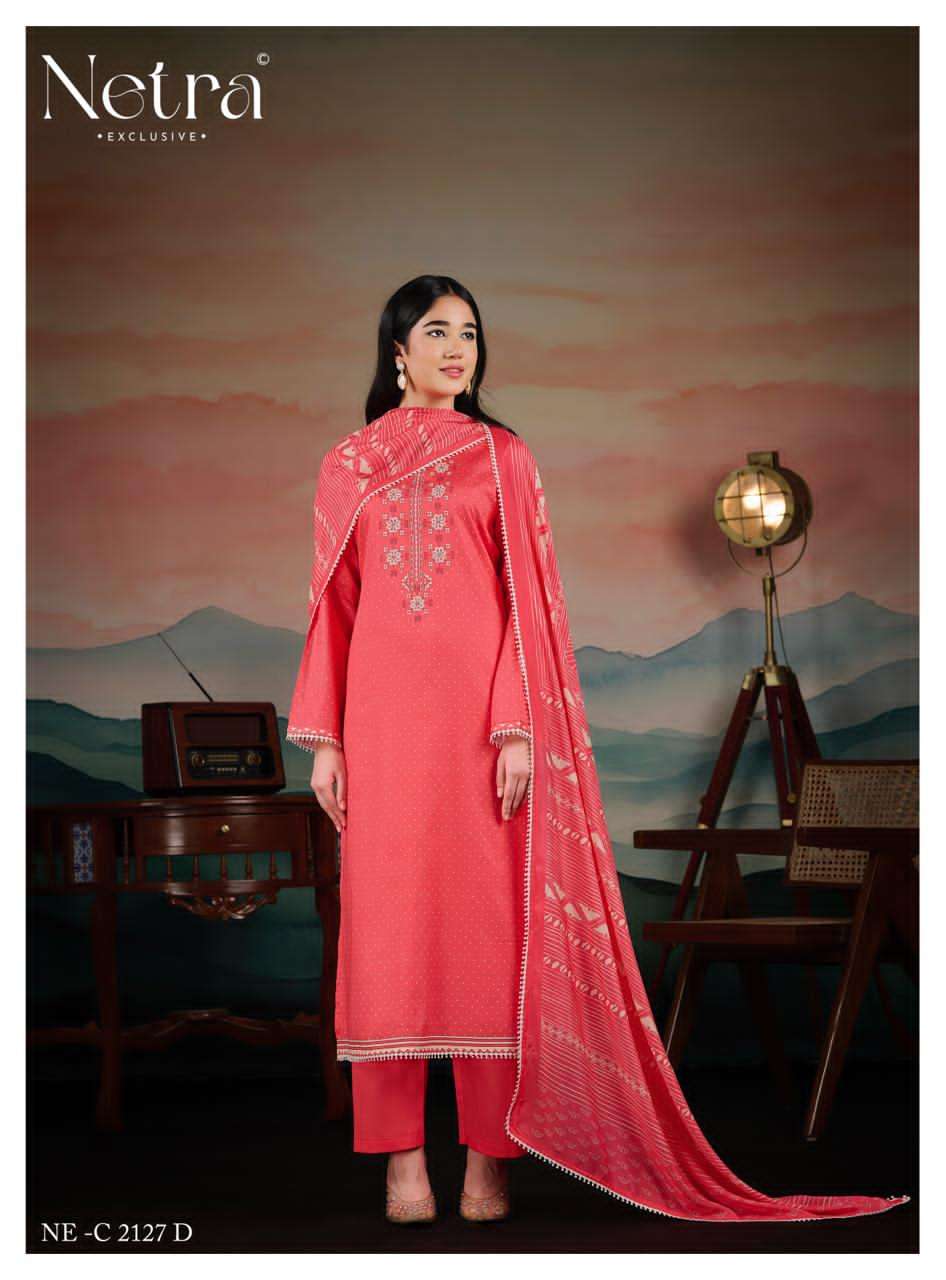 Netra Manvi Pure Cotton Digital Printed Dress Material