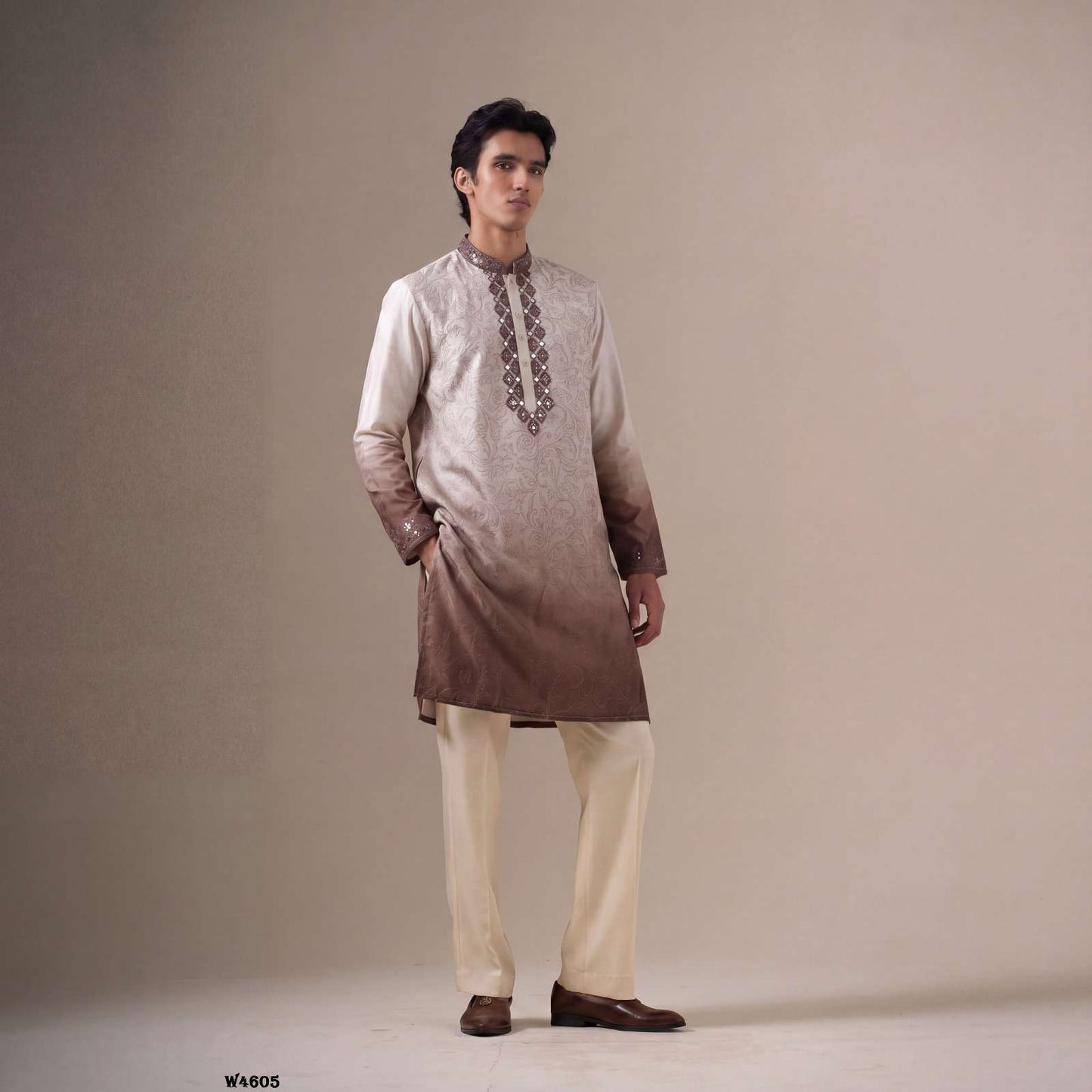 OUTLUK WEDDING VOL-46 Silk Embroidered Men's Kurta Set