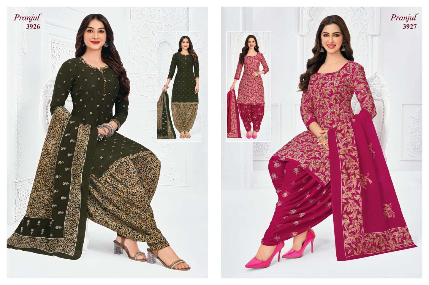 Pranjul Priyanshi Vol 39 Pure Cotton Dress Material Wholesale