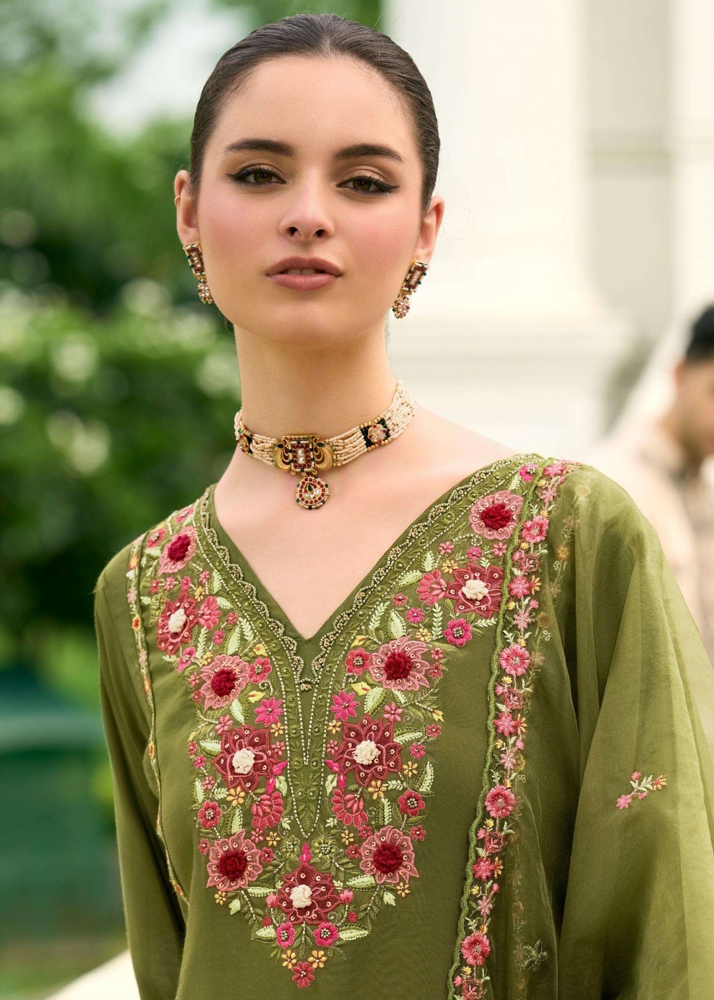 PRM India Khayaal Mull Chanderi Salwar Suit Set - Amrah Wholesale
