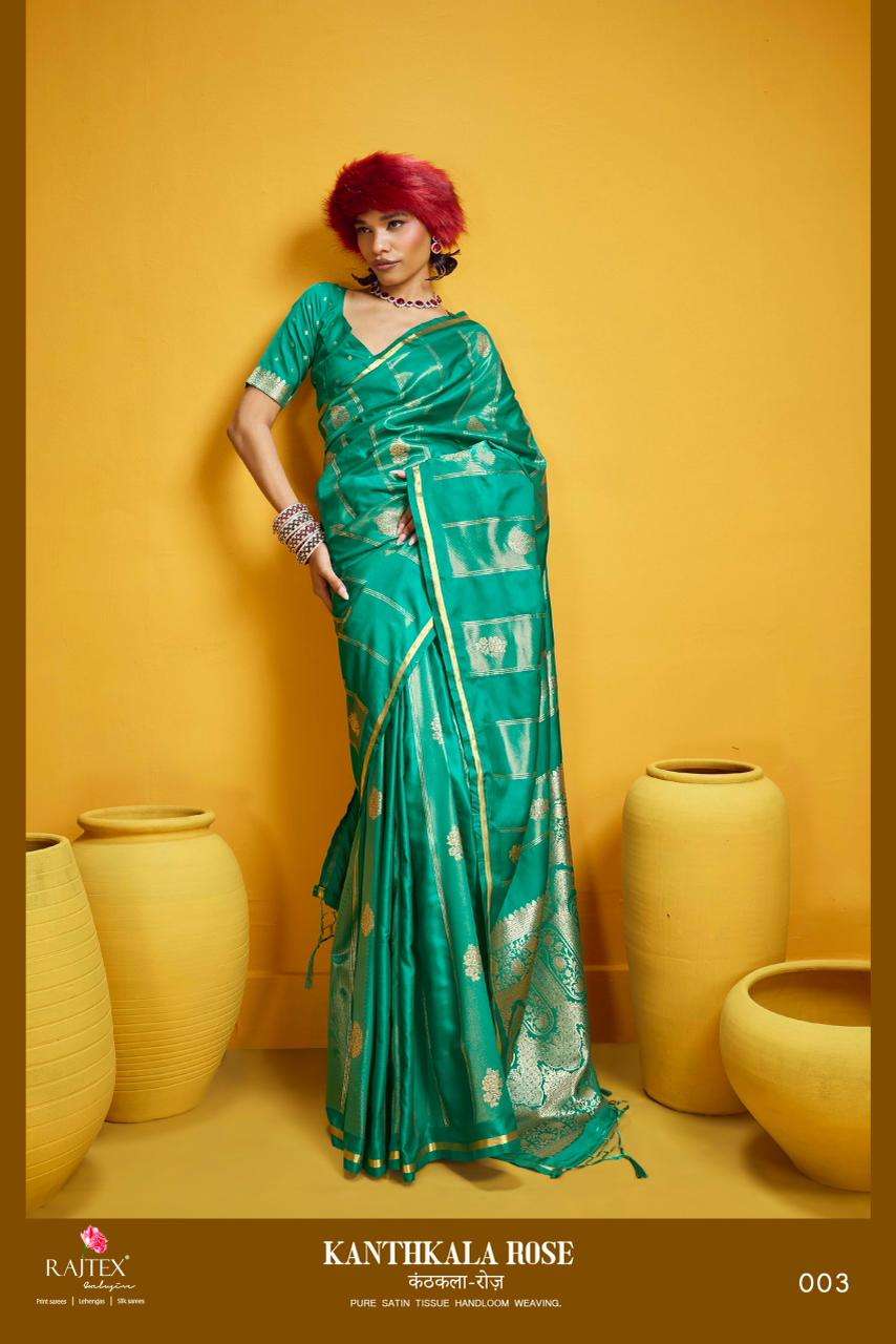 Rajtex Kanthkala Rose Saree Wholesale Catalogue