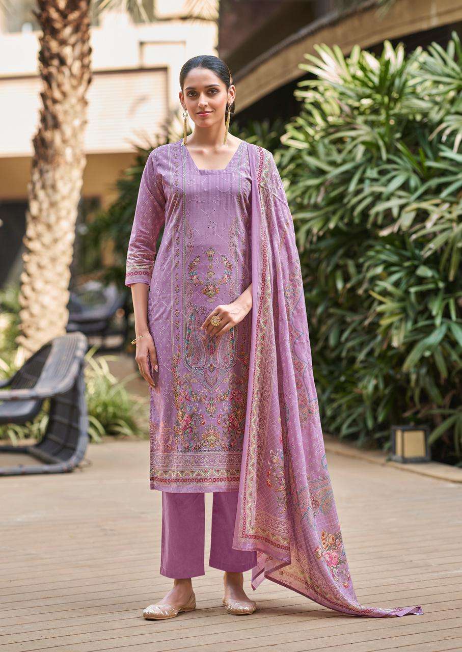 Relssa Fabrics Falak Vol 10 Superior Cotton Embroidered Dress Material