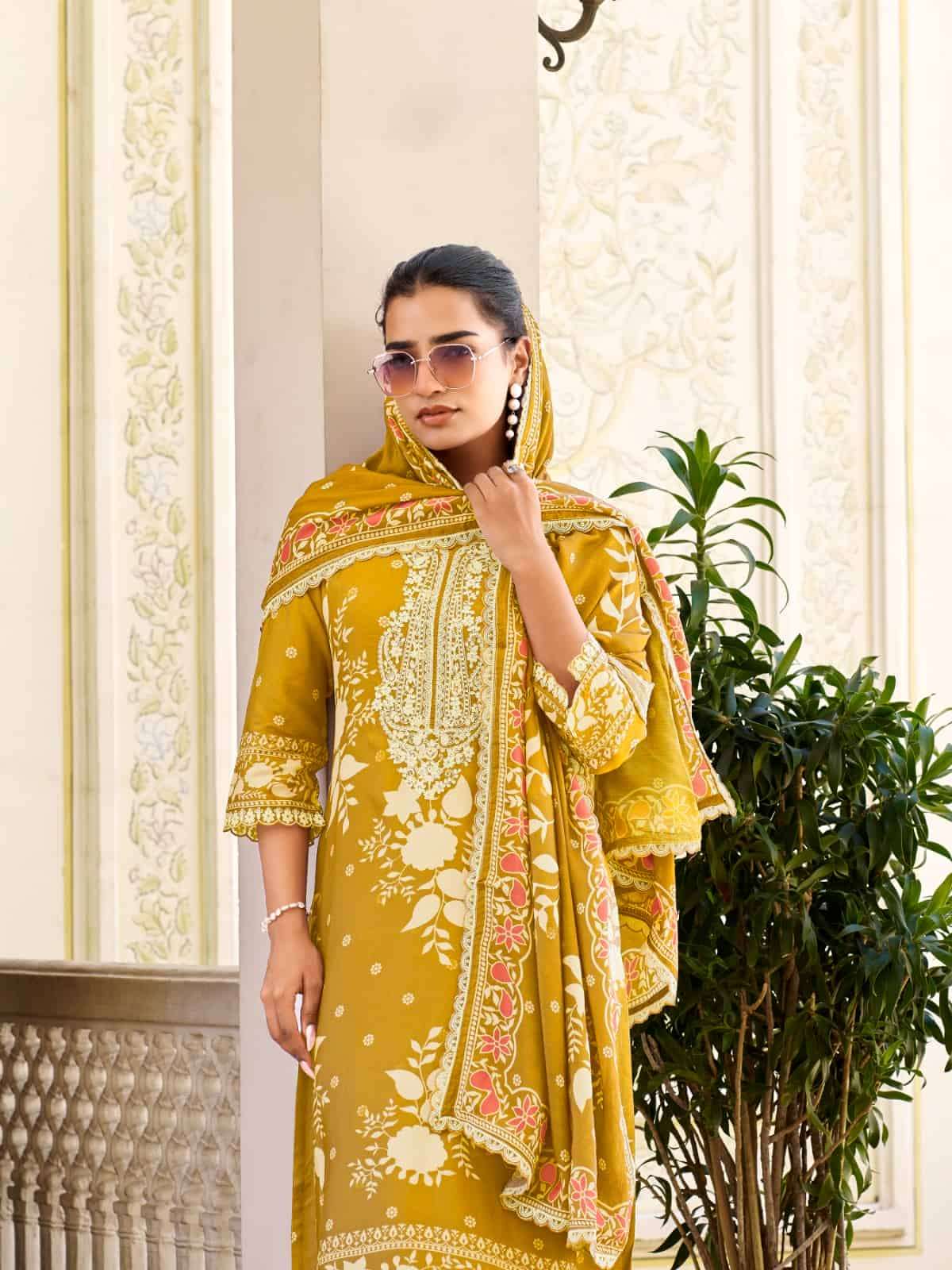 Relssa Fabrics Grisha Vol 4 Masakali Embroidered Dress Material - Amrah Wholesale