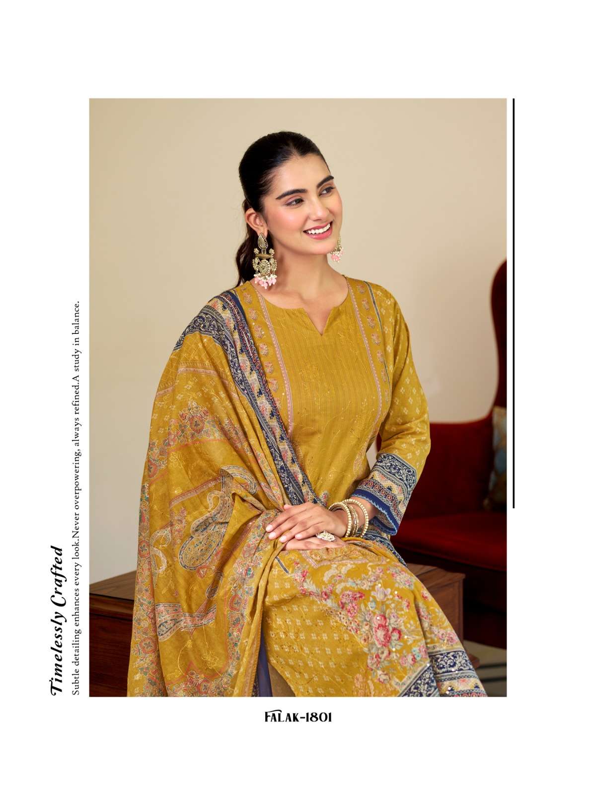 Relssa Falak Vol 18 Superior Cotton Embroidered Dress Material