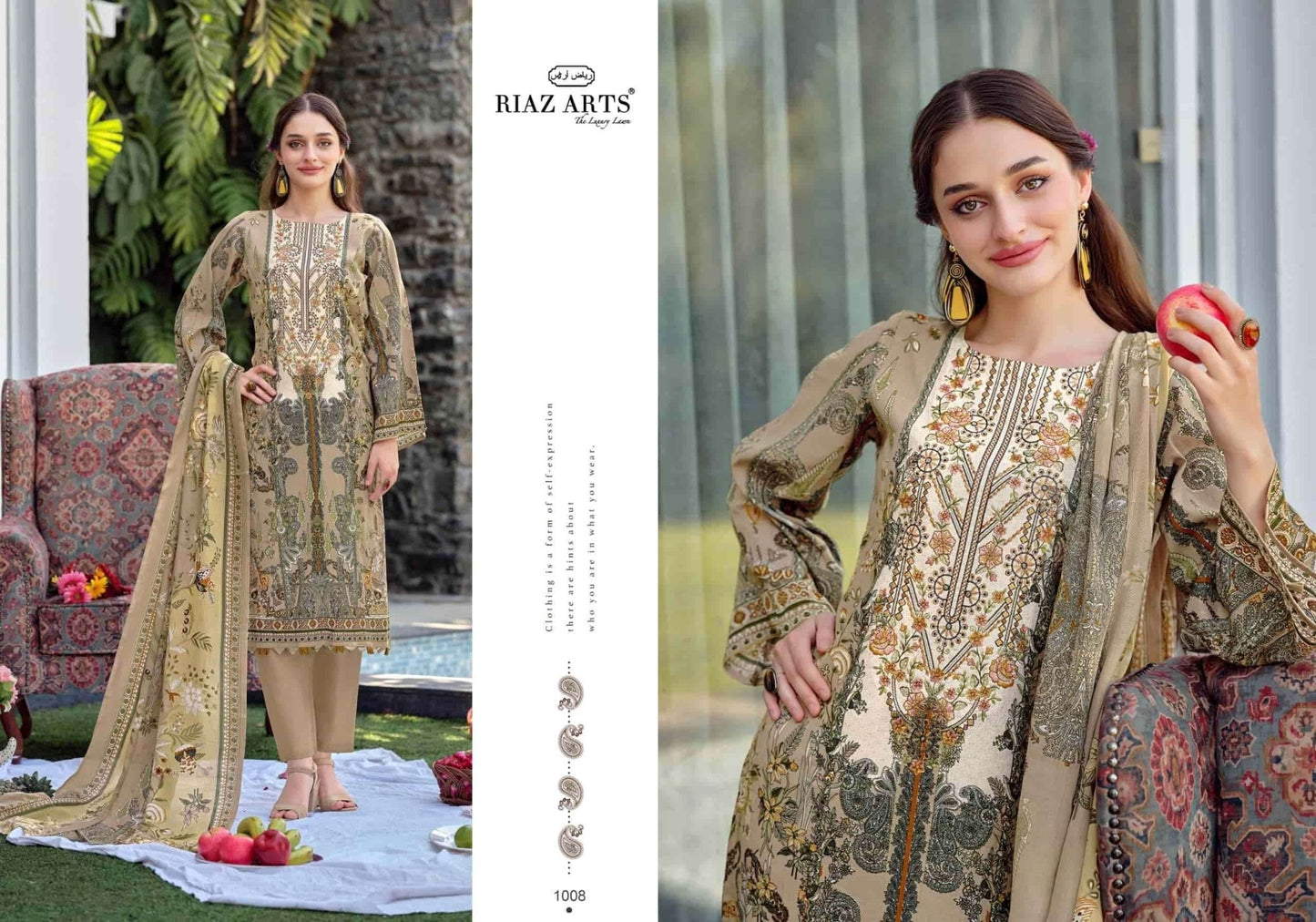 Riaz Arts Musafir Vol 44 Pure Cotton Dress Material - Amrah Wholesale