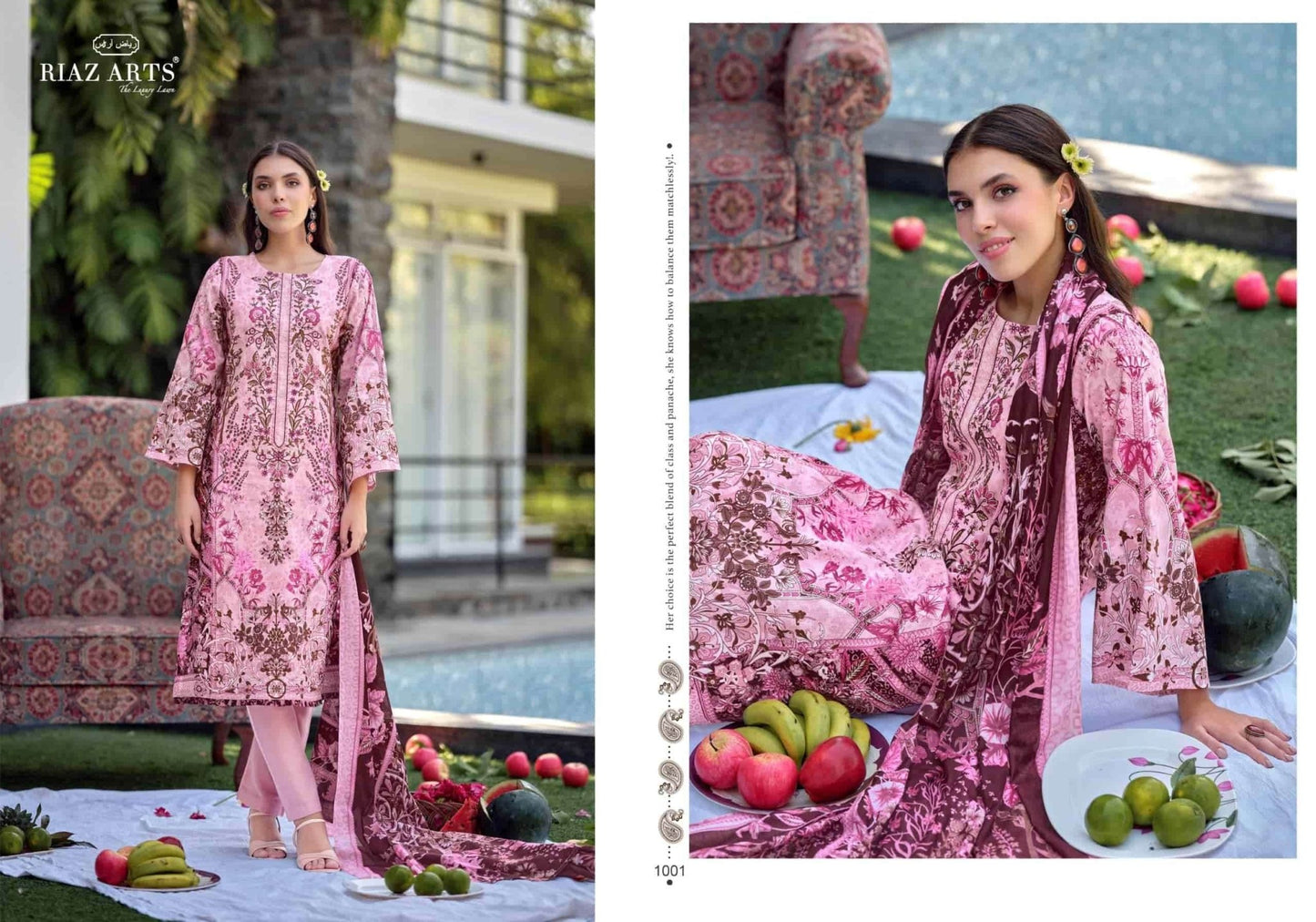 Riaz Arts Musafir Vol 44 Pure Cotton Dress Material - Amrah Wholesale