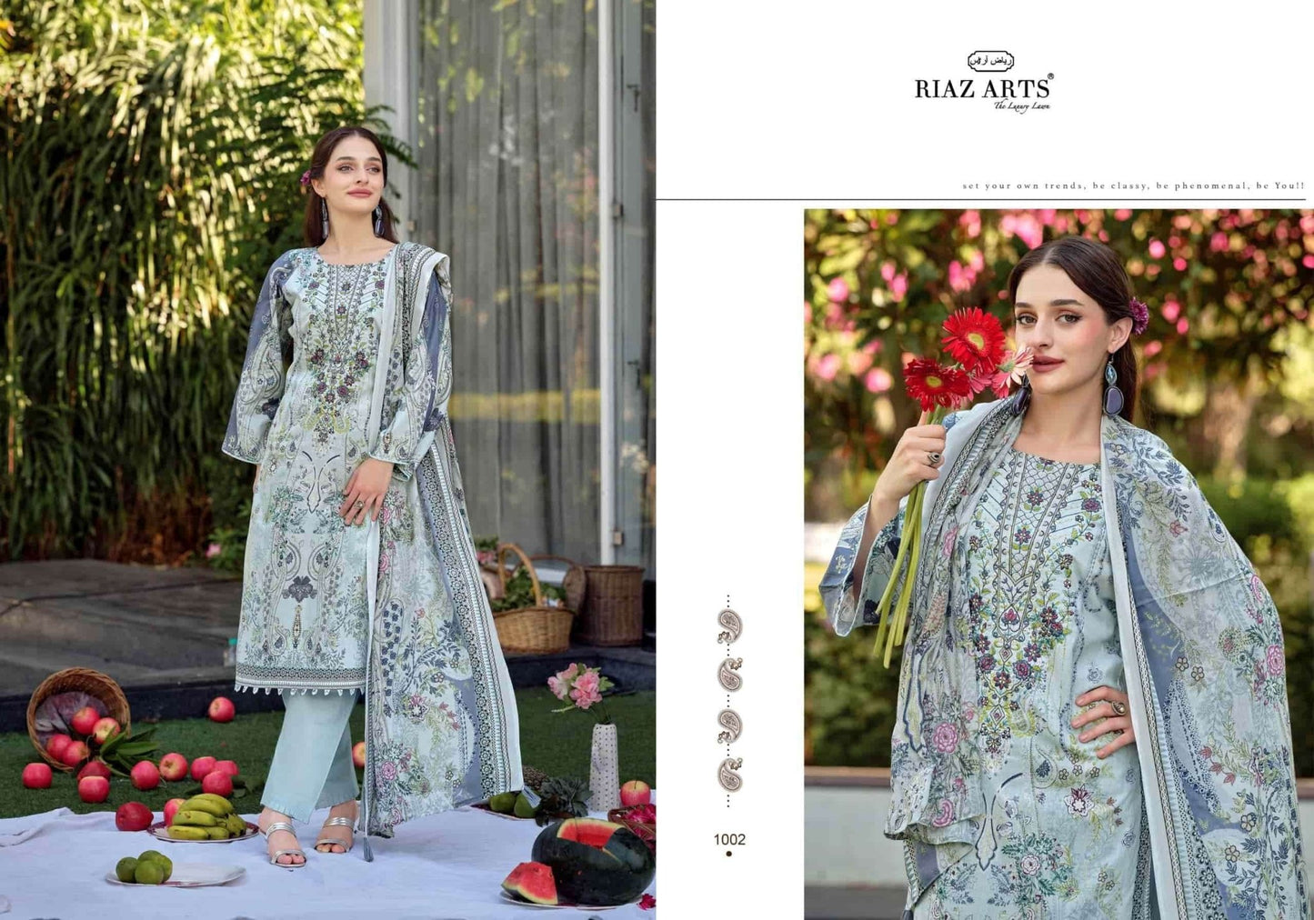 Riaz Arts Musafir Vol 44 Pure Cotton Dress Material - Amrah Wholesale