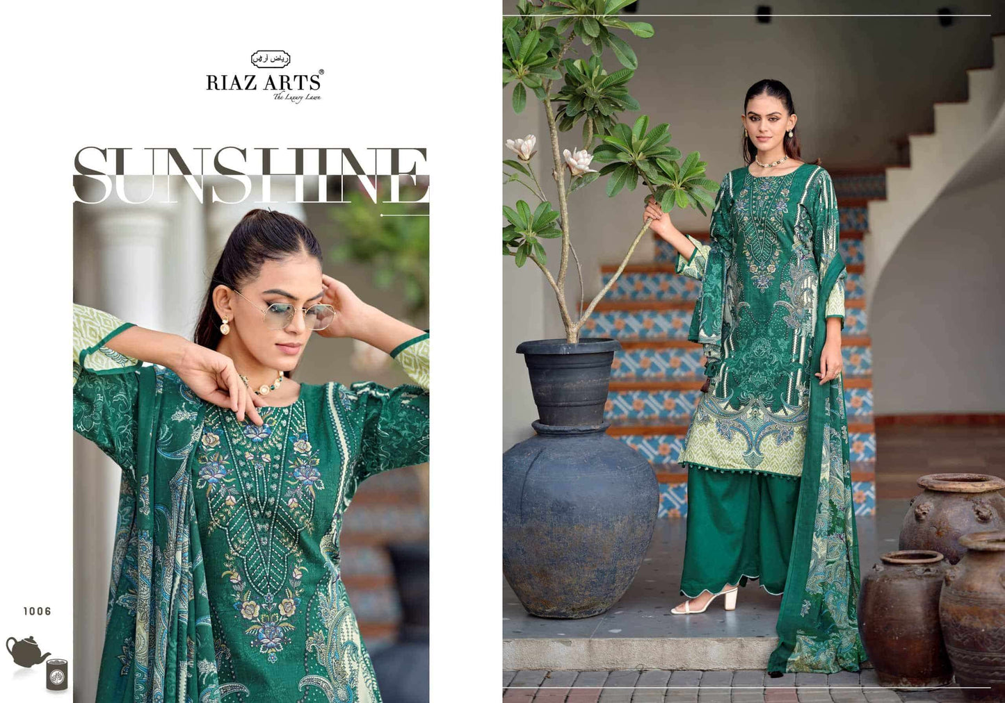 Riaz Arts Nayra Vol 43 Pure Cotton Dress Material