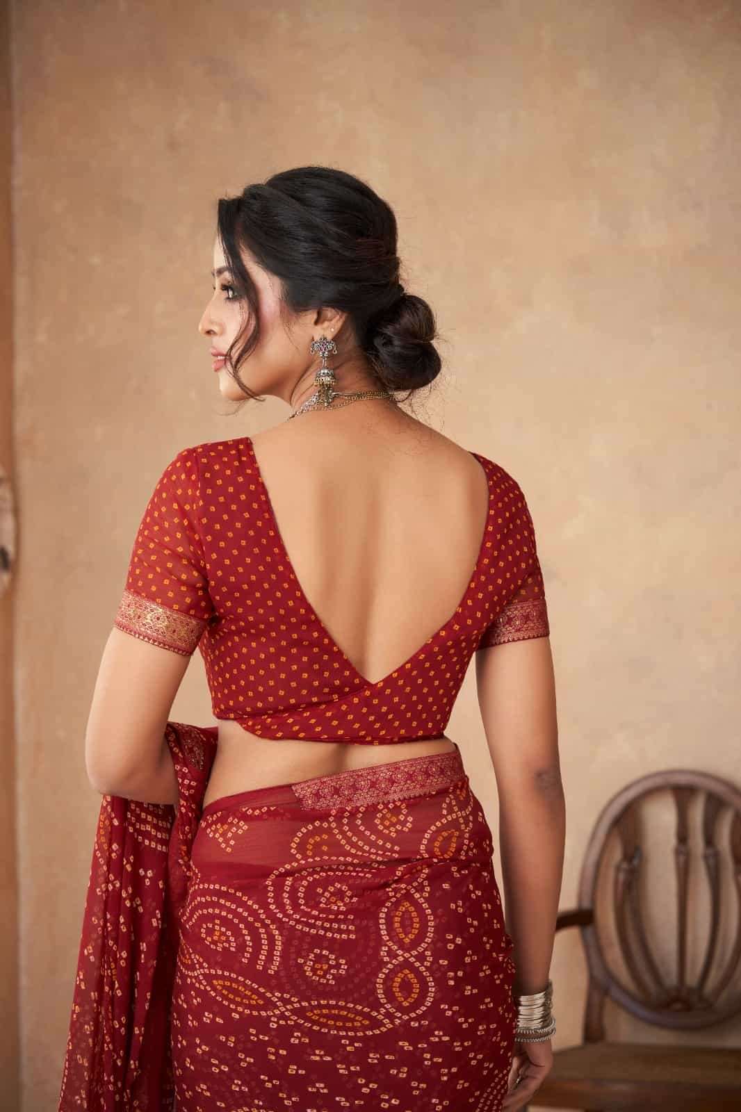 Ruchi Saree Simayaa Vol 18 Chiffon Bandhani Saree - Amrah Wholesale