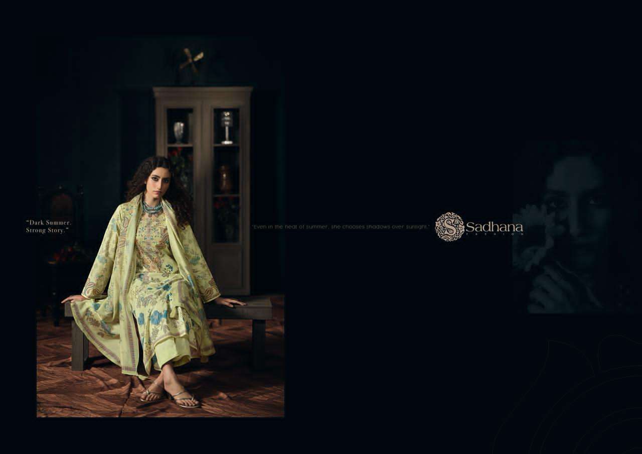 Sadhana Fashion Gulzar Vol 1 Pure Milanz Cotton Digital Printed Dress Material Wholesale Surat