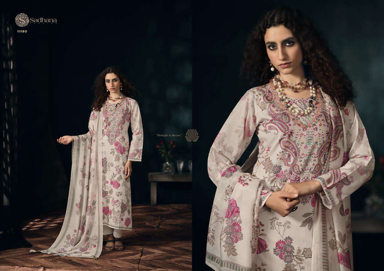 Sadhana Fashion Gulzar Vol 1 Pure Milanz Cotton Digital Printed Dress Material Wholesale Surat