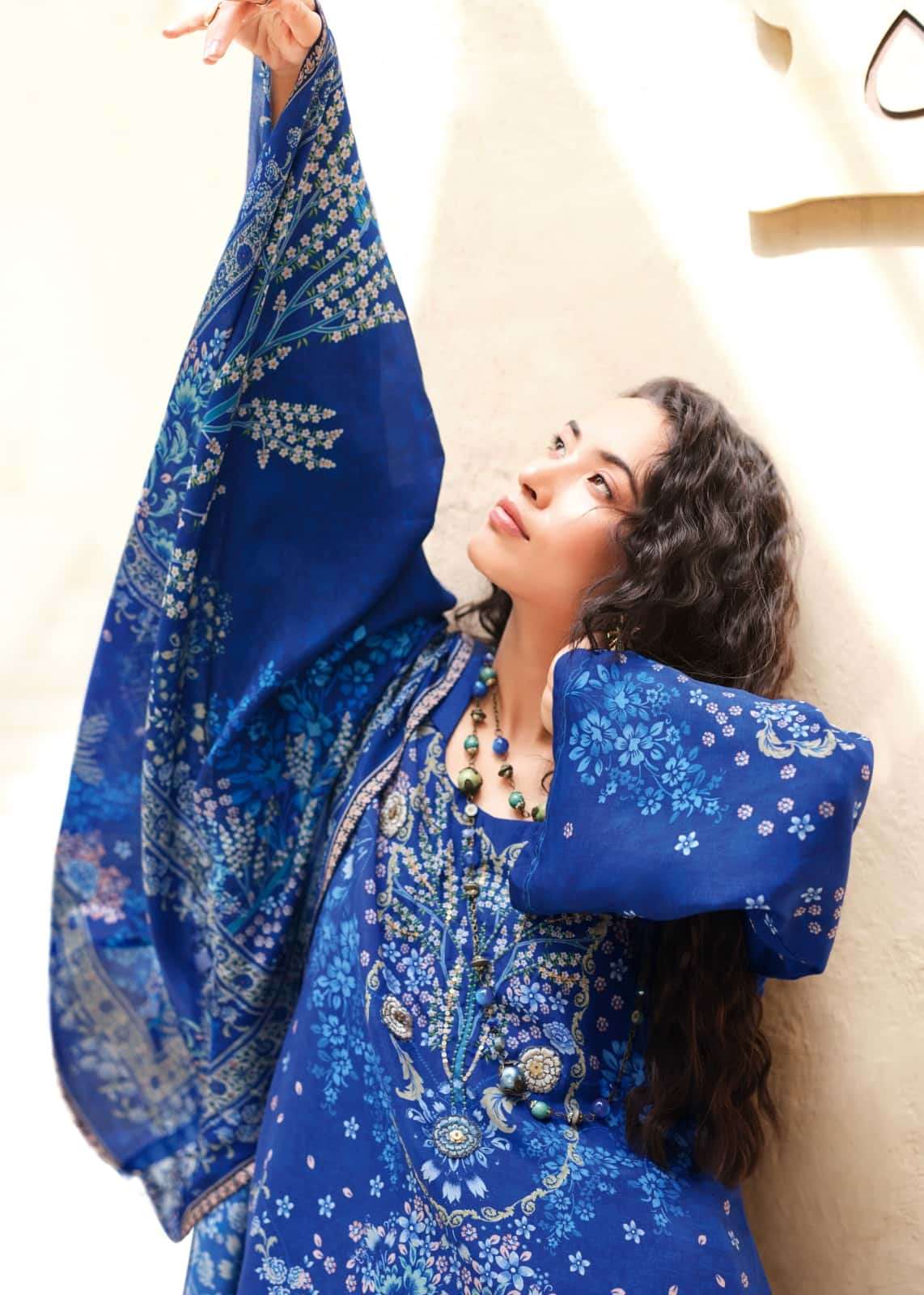 Sanaz Nazaara Viscose Muslin Dress Material