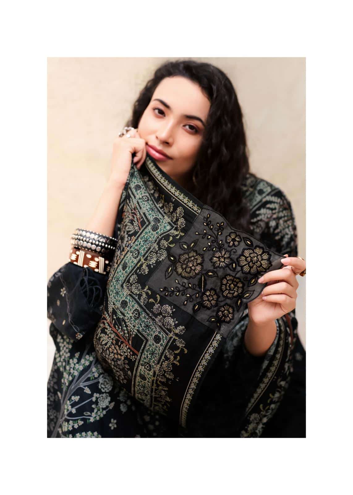 Sanaz Nazaara Viscose Muslin Dress Material