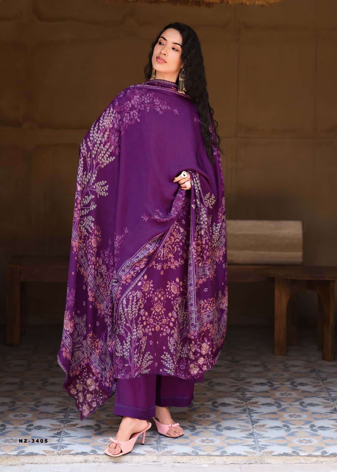 Sanaz Nazaara Viscose Muslin Dress Material