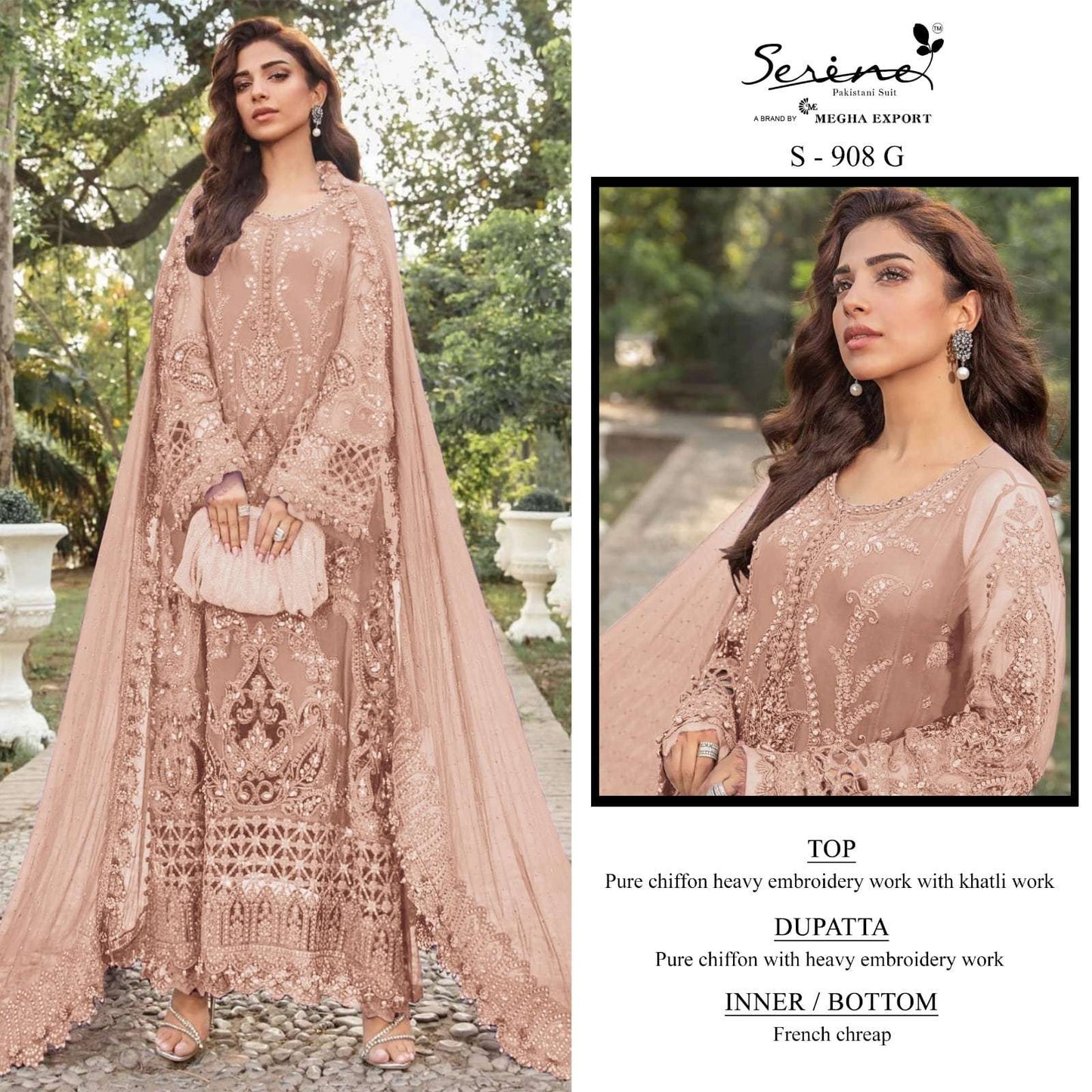 Serine S - 908 Pakistani Suit Wholesale Catalogue - Amrah Wholesale