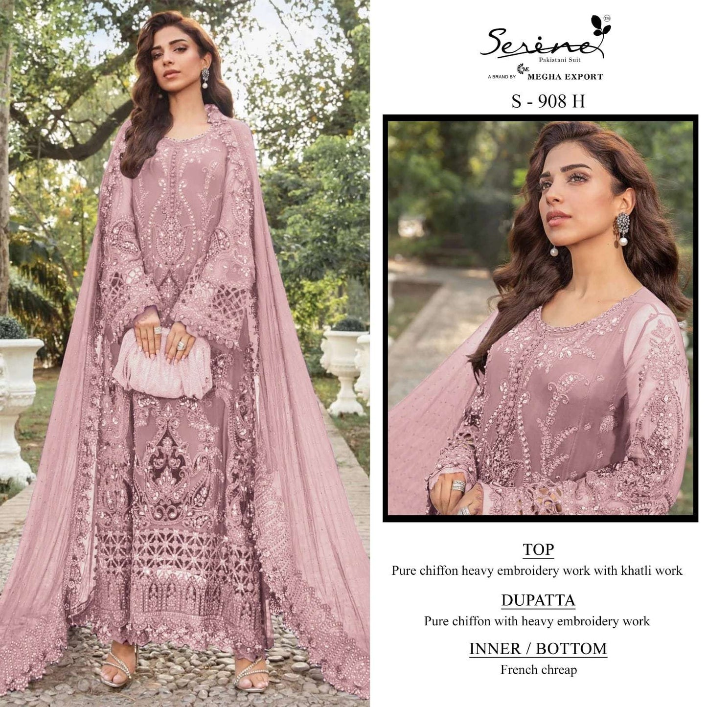 Serine S - 908 Pakistani Suit Wholesale Catalogue - Amrah Wholesale