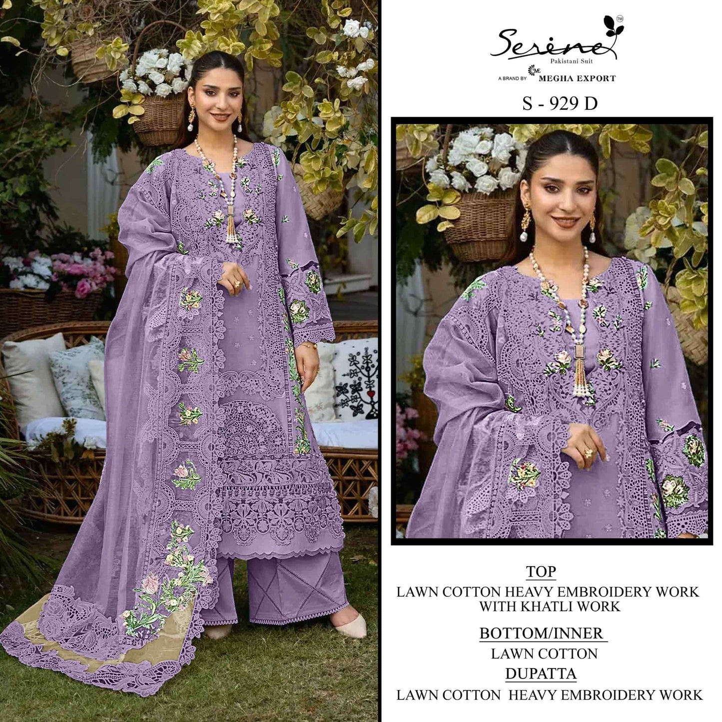 Serine S-929 Pakistani Suit Wholesale Catalogue