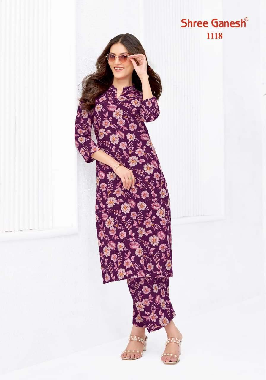 Shree Ganesh Ananya Vol 1 Cotton Printed Co Ord Set