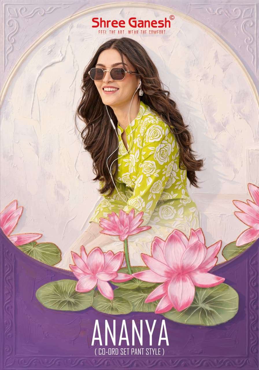 Shree Ganesh Ananya Vol 1 Cotton Printed Co Ord Set