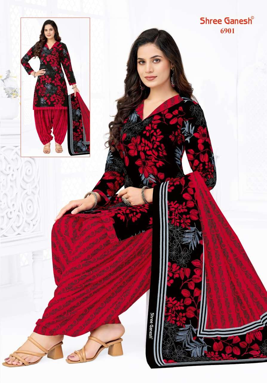 Shree Ganesh Panchi Vol 19 Pure Cotton Printed Dress Material