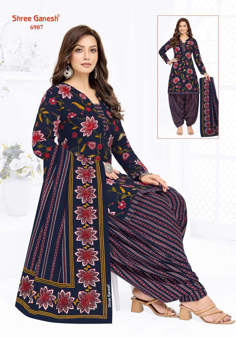 Shree Ganesh Panchi Vol 19 Pure Cotton Printed Dress Material