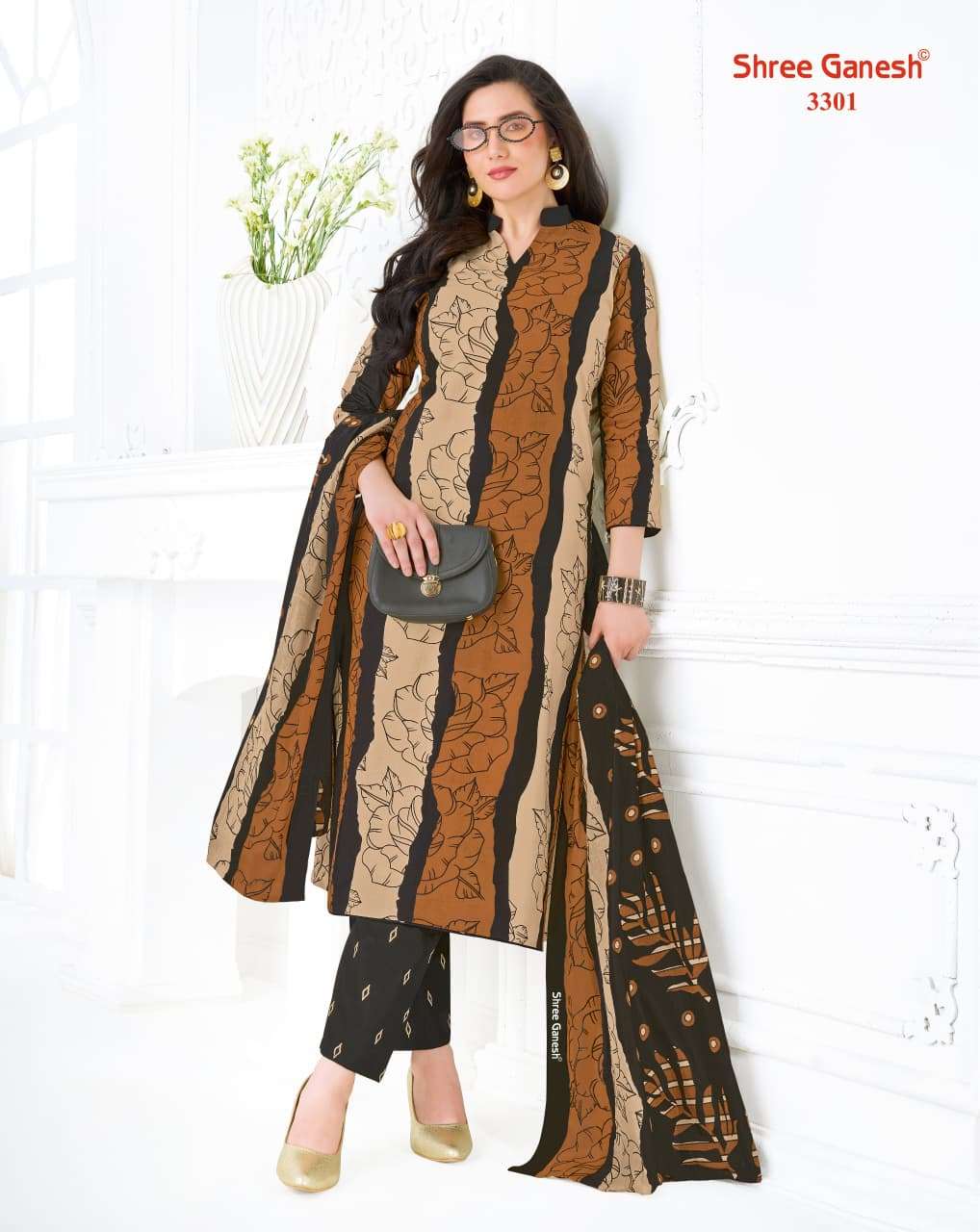 Shree Ganesh Samaiyra Vol 23 Pure Cotton Printed Dress Material