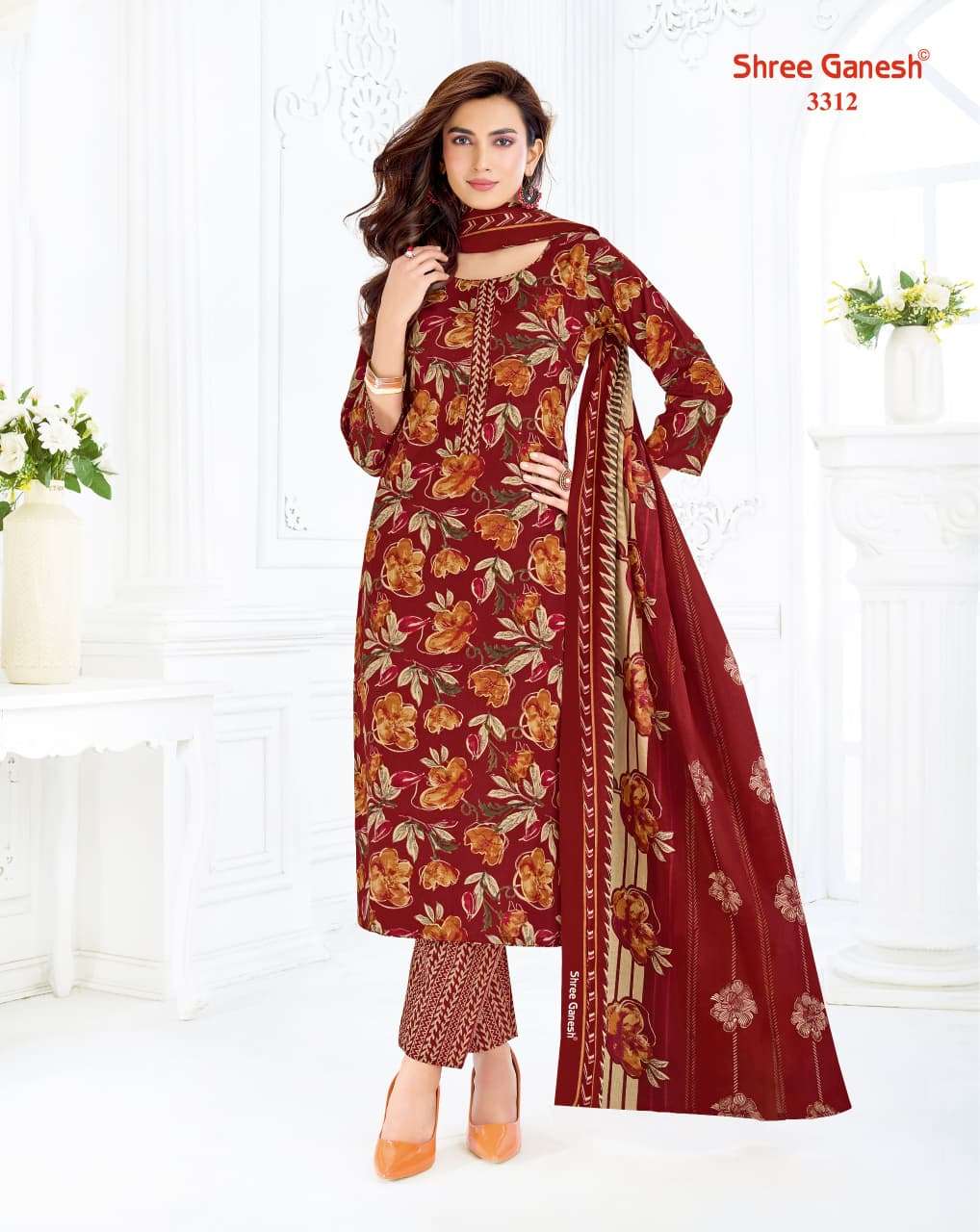 Shree Ganesh Samaiyra Vol 23 Pure Cotton Printed Dress Material