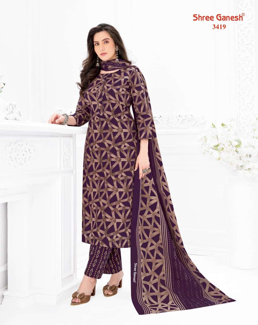 Shree Ganesh Samaiyra Vol 24 Pure Cotton Dress Material - Amrah Wholesale