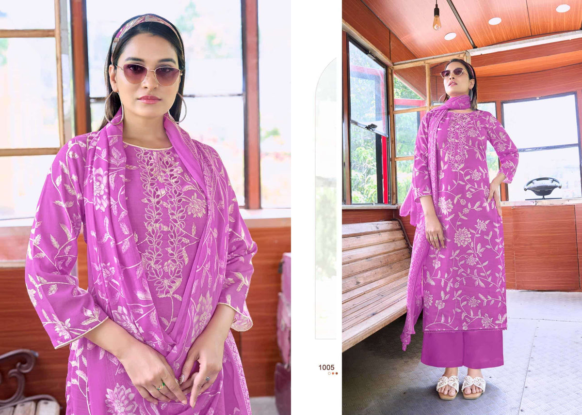 Supriya Fashion Soni Saloni Cotton Dress Material - Amrah Wholesale