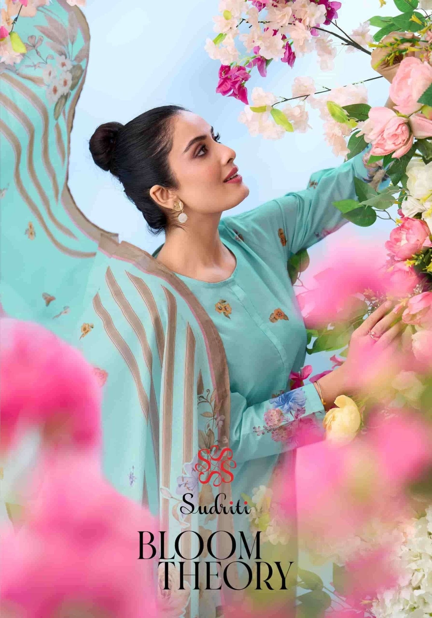 Sudriti Bloom Theory Pure Cotton Dress Material - Amrah Wholesale