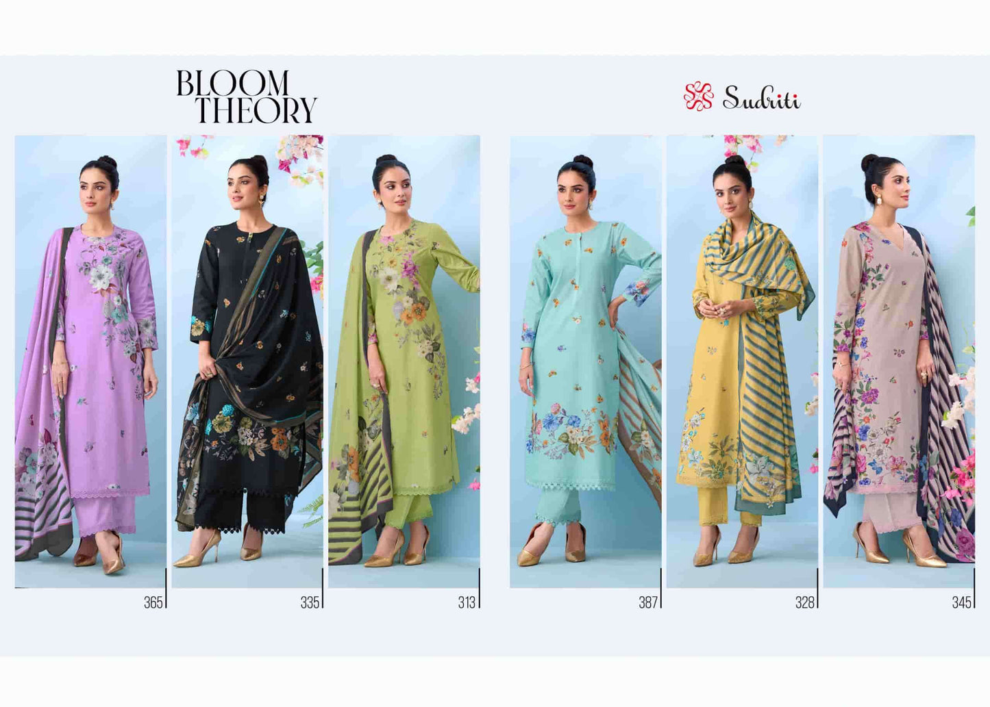 Sudriti Bloom Theory Pure Cotton Dress Material