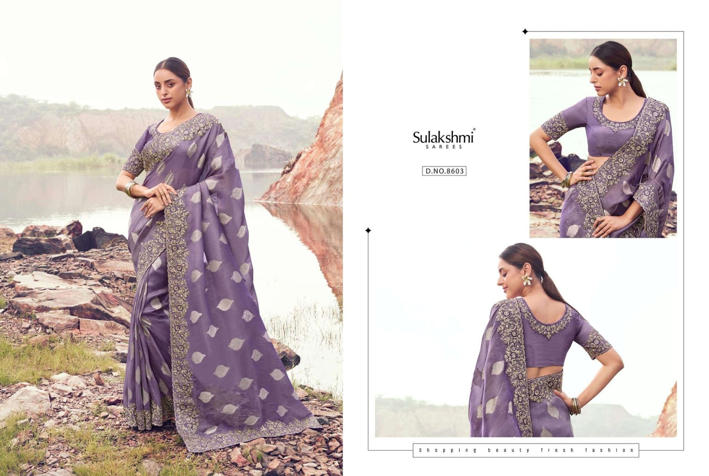 Sulakshmi Varenya 8601–8614 Series Saree Wholesale Catalogue - Amrah Wholesale