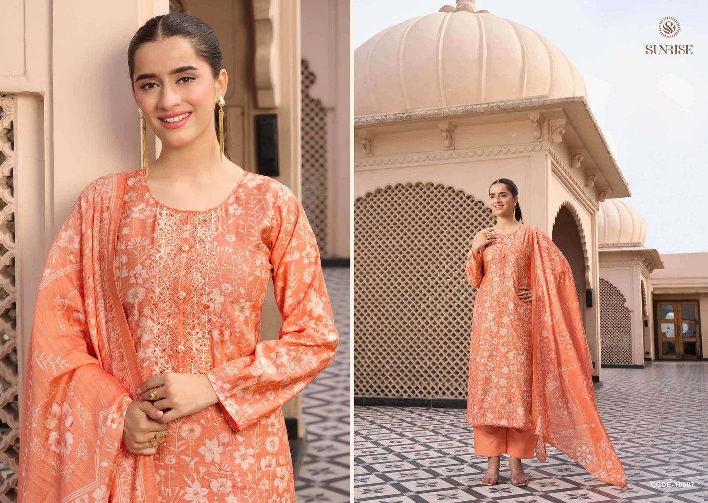 Sunrise Sabaya Silk Vol 10 Vintage Silk Dress Material