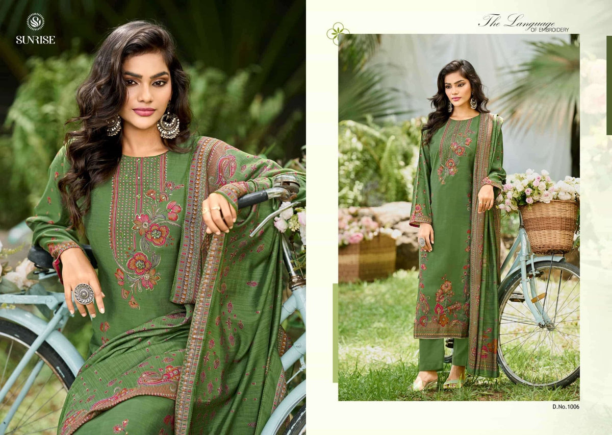 Sunrise Sahira Vintage Silk Designer Dress Material Wholesale Catalogue - Amrah Wholesale