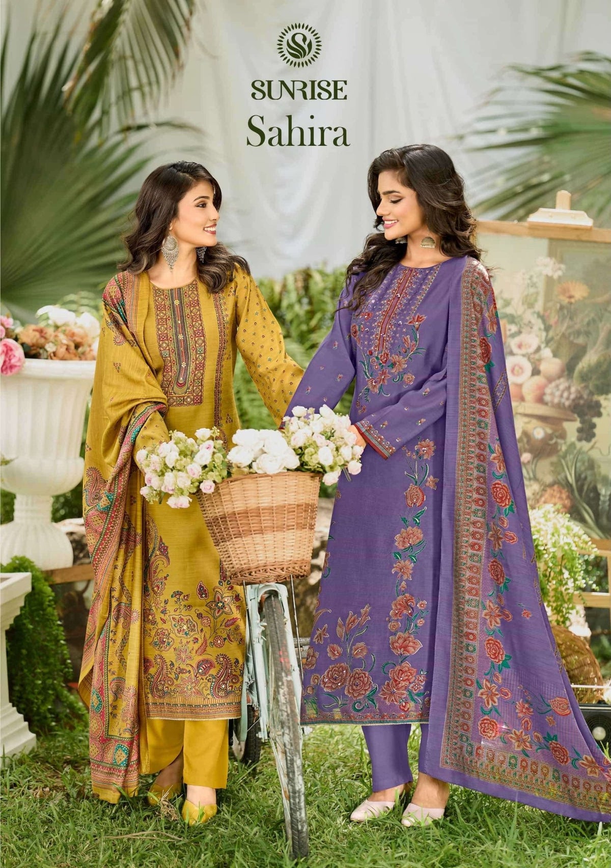 Sunrise Sahira Vintage Silk Designer Dress Material Wholesale Catalogue - Amrah Wholesale