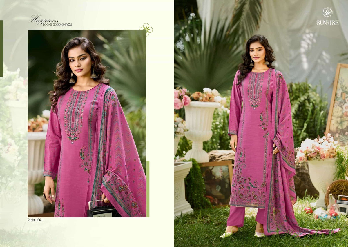 Sunrise Sahira Vintage Silk Designer Dress Material Wholesale Catalogue - Amrah Wholesale
