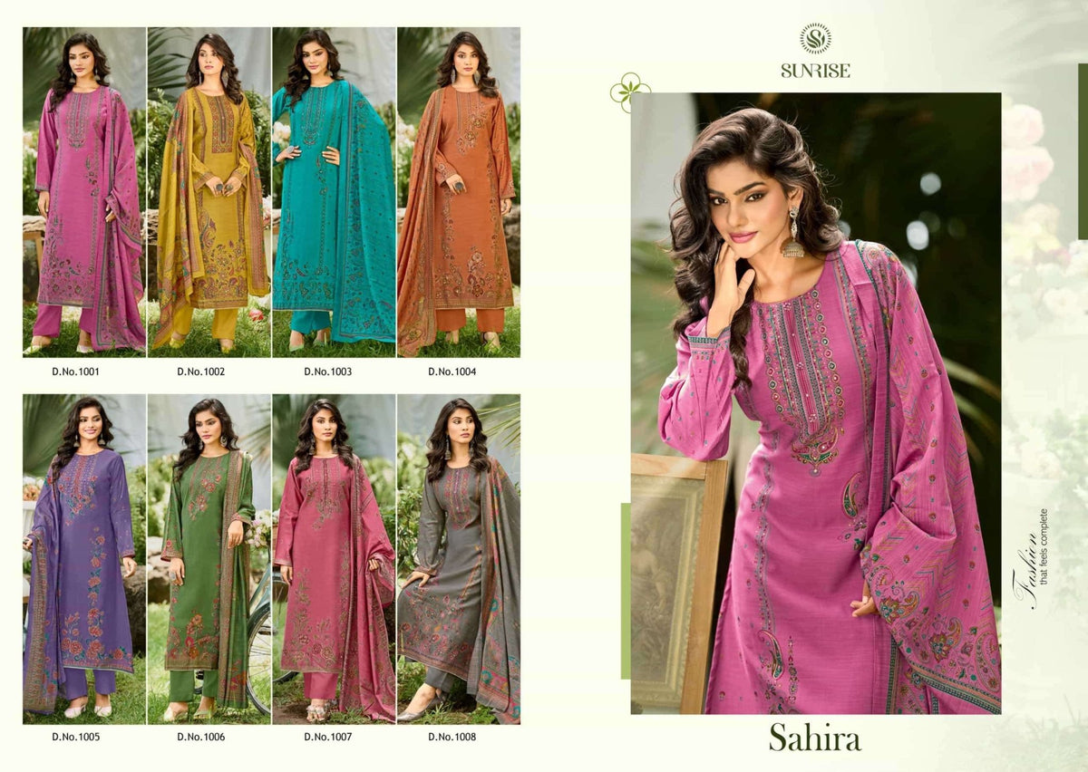 Sunrise Sahira Vintage Silk Designer Dress Material Wholesale Catalogue - Amrah Wholesale