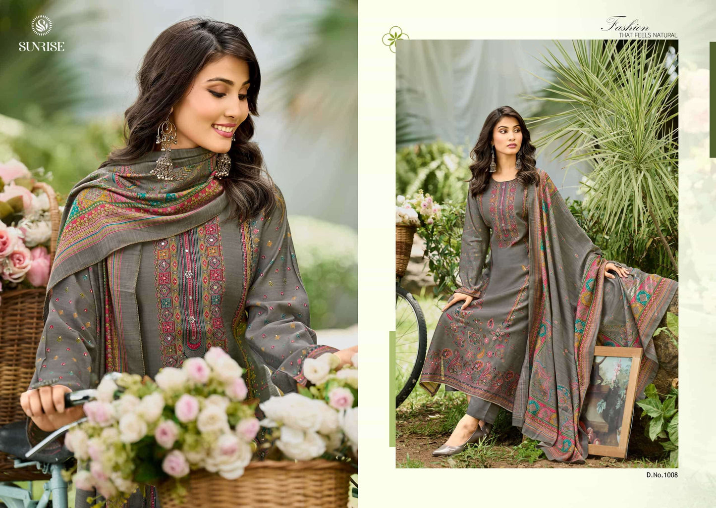 Sunrise Sahira Vintage Silk Designer Dress Material Wholesale Catalogue