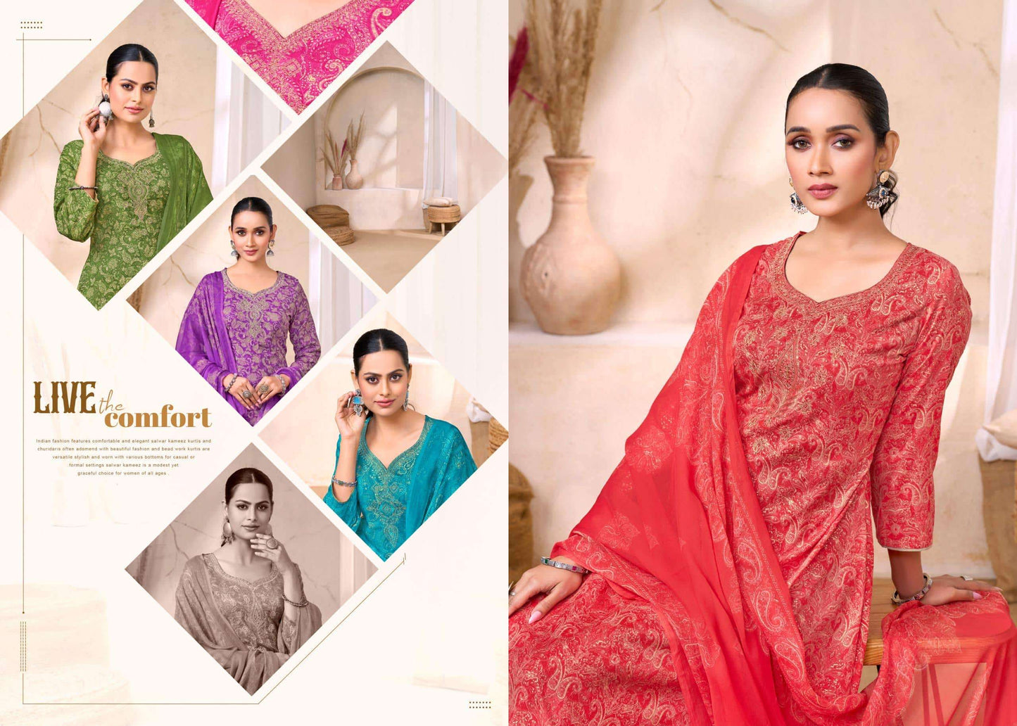 Supriya Fashion Soni Saloni Cotton Printed Dress Material - Amrah Wholesale