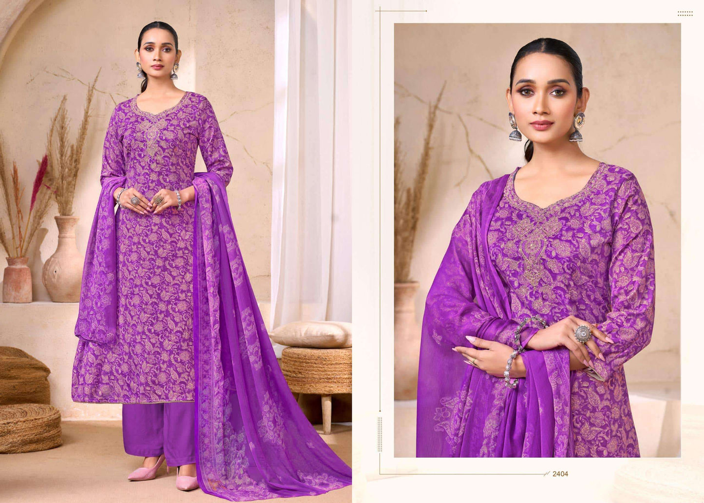 Supriya Fashion Soni Saloni Cotton Printed Dress Material - Amrah Wholesale