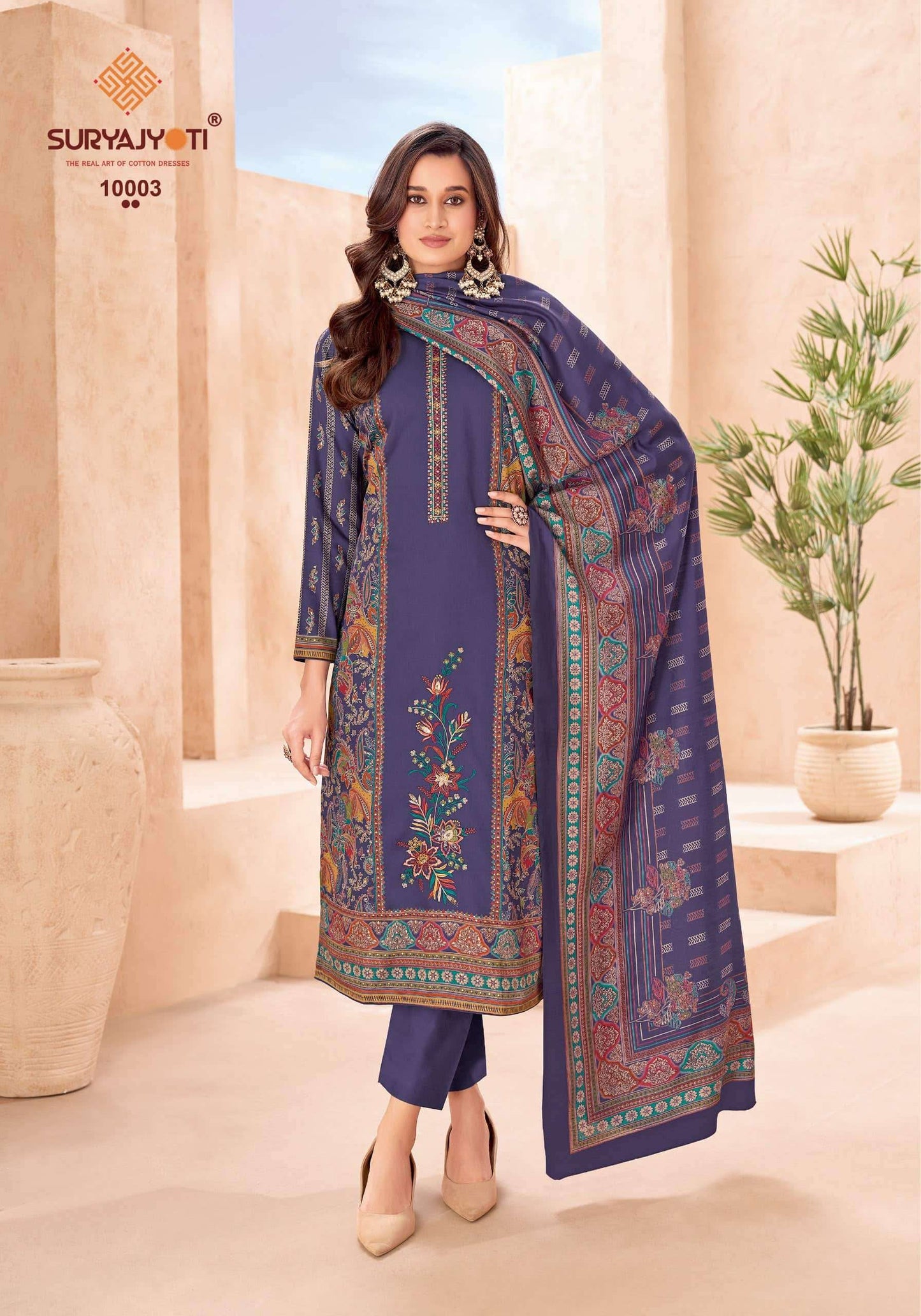 Suryajyoti Kaamini Vol 10 Fancy Jam Satin Salwar Suit Wholesale