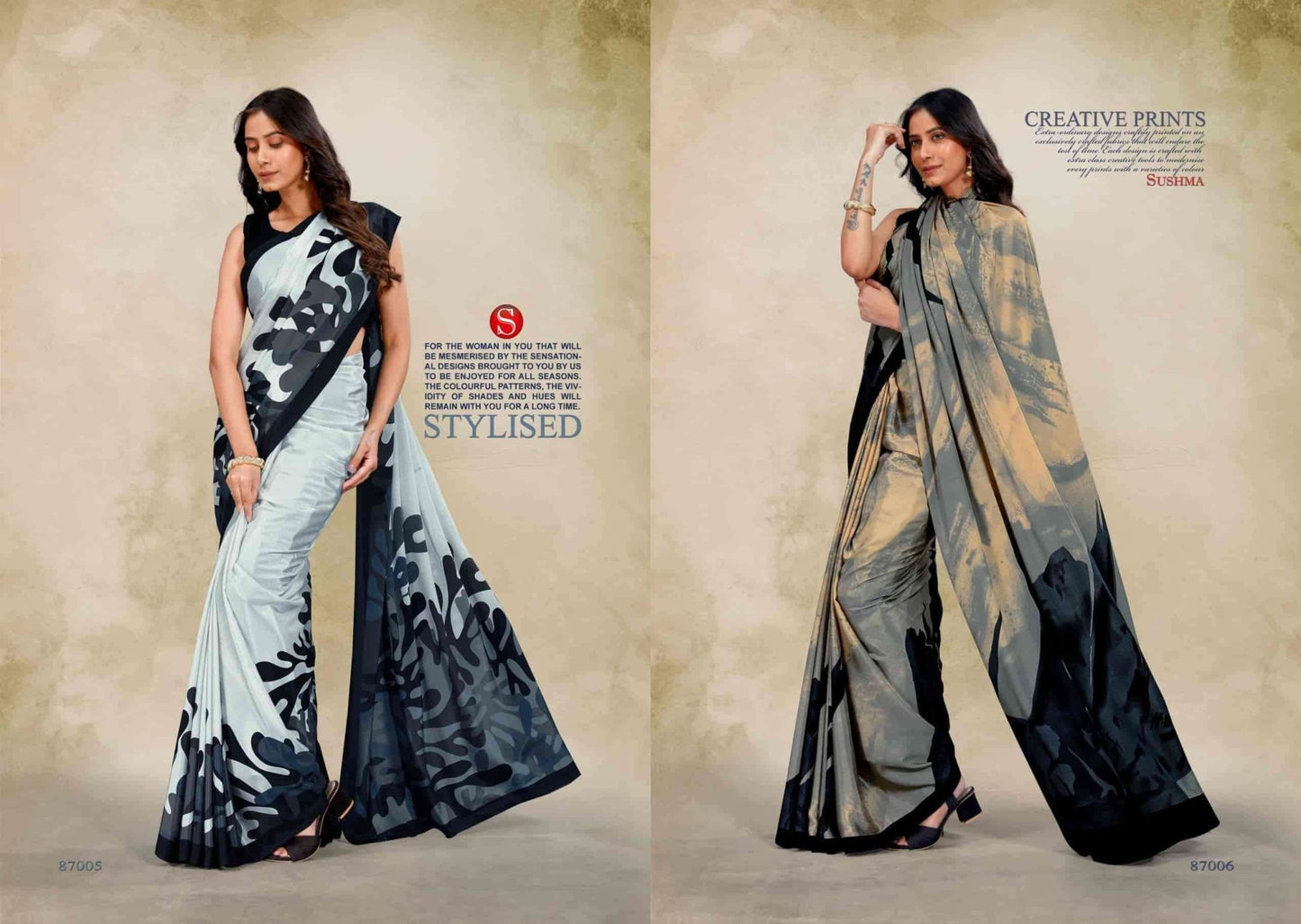 Sushma Luxury Fashion Crape Fancy Saree - Amrah Wholesale