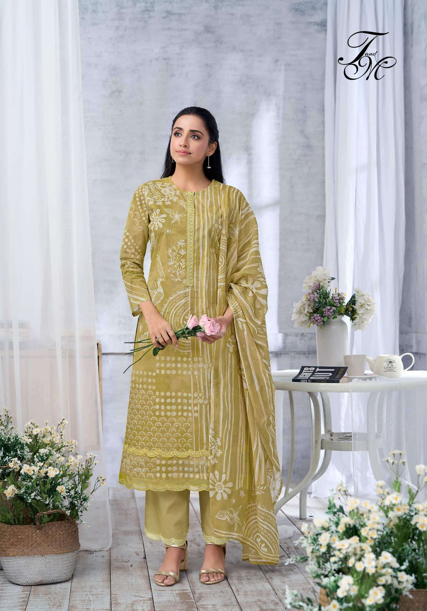 T And M Designer Mehka Safar Dress Material Wholesale Catalogue - Amrah Wholesale