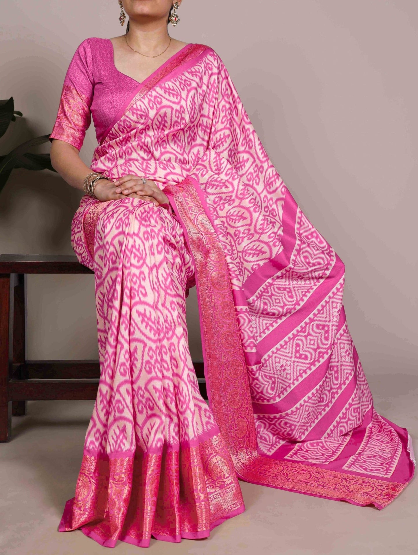 Taraa L 7059 Tasar Silk Saree Wholesale Surat India - Amrah Wholesale