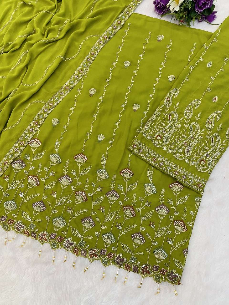 TAWAKKAL 1315 Faux Georgette Pakistani Suit Collection