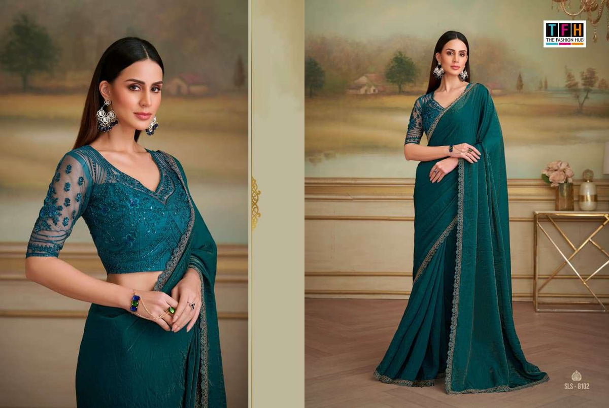 TFH Salsa Style Vol-05 Georgette Sarees