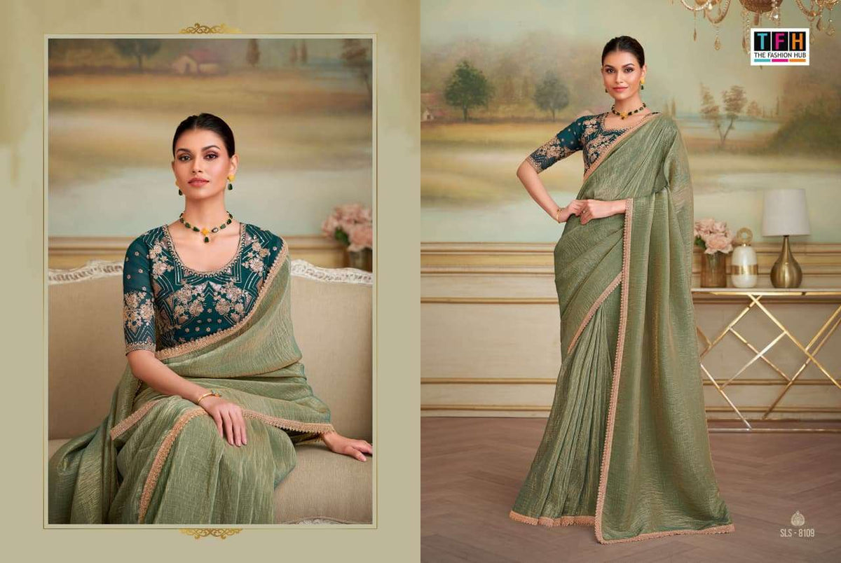 TFH Salsa Style Vol-05 Georgette Sarees