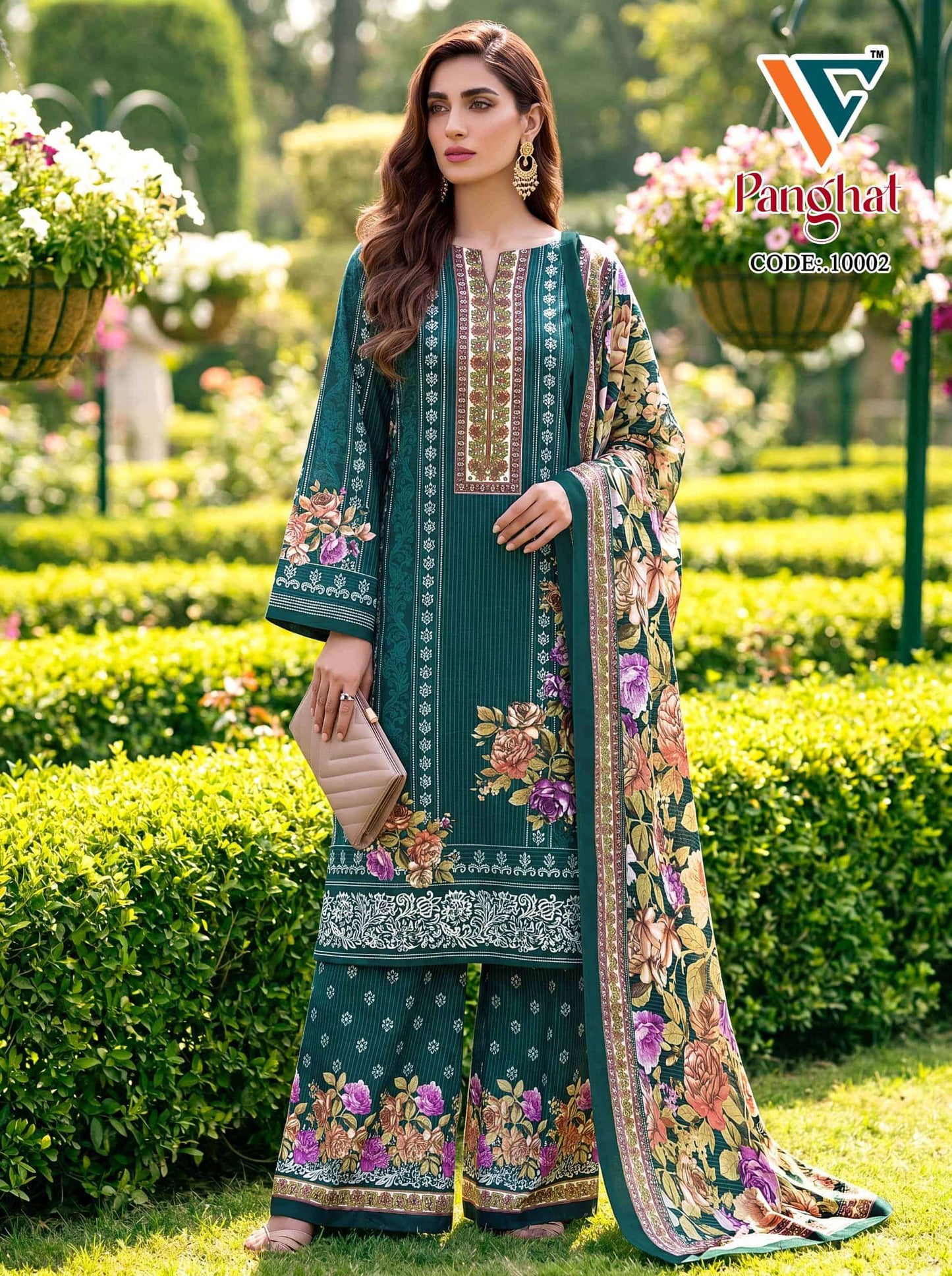 Vandana Creation Panghat Vol 10 Cotton Pakistani Print Dress Material