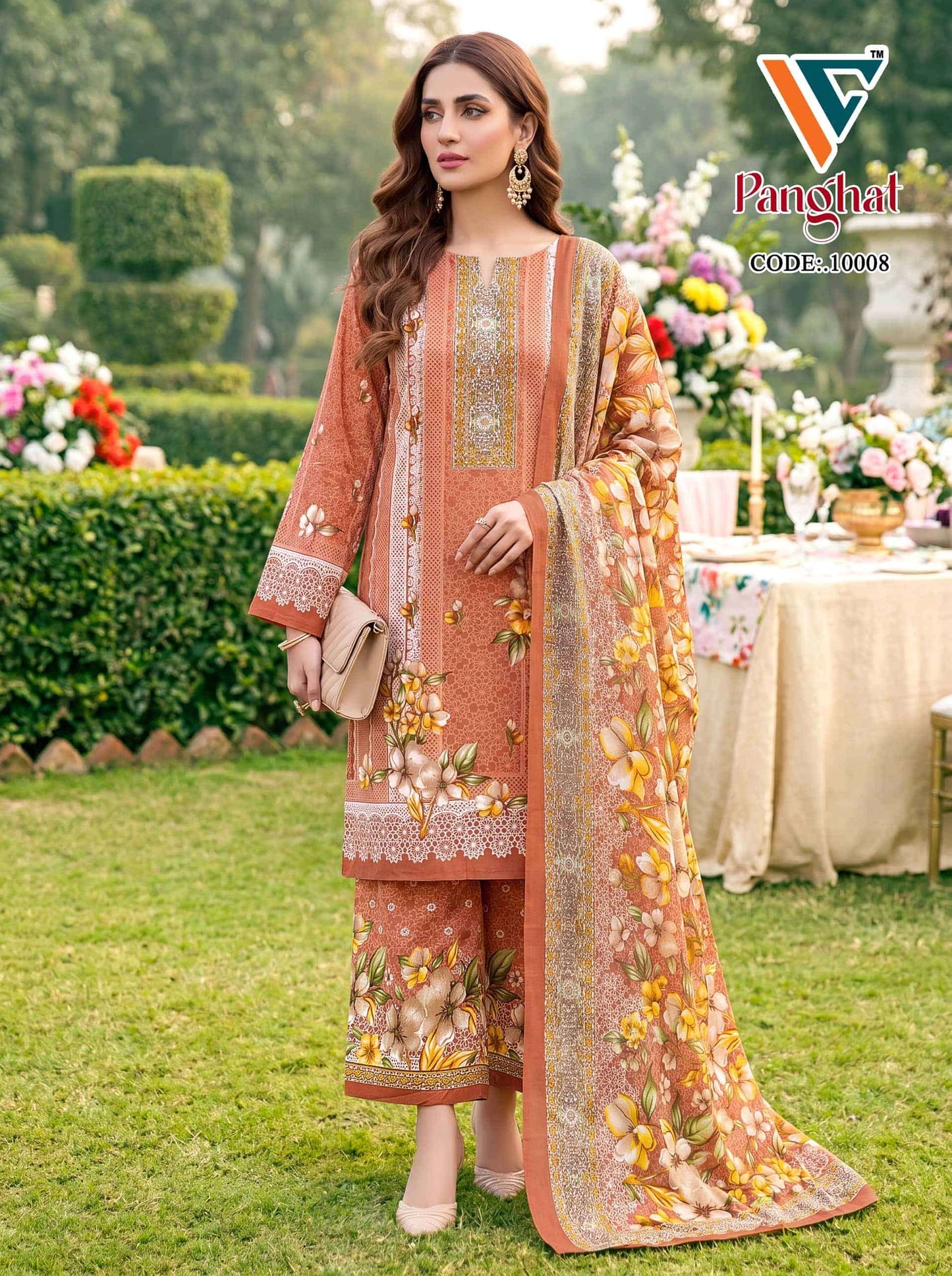 Vandana Creation Panghat Vol 10 Cotton Pakistani Print Dress Material